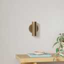 2-Light Wall Light, Brass Gold Wall Sconce, Indoor Up and Down Wall Lamp for Bedroom Bathroom Stair Entryway (1 Pack), WL4830-2W-BB