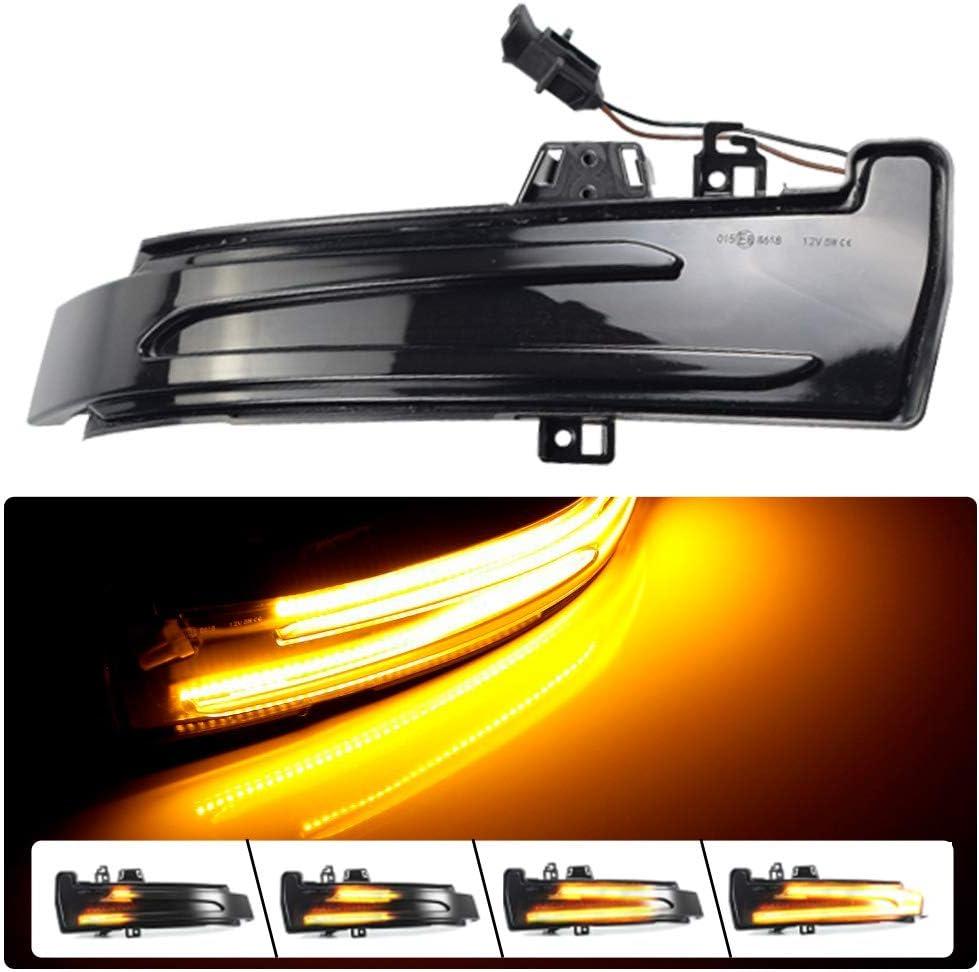Hacreyatu Dynamic Led Side Mirror Sequential Turn Signal Lights For Mercedes Benz A/B/C/E/S/CLA/GLA/GLK/CLS Class W176 W246 W204 W212 X156 C250 C300 C350+ (Yellow) Hacreyatu Dynamic Led Side Mirror Sequential Turn Signal Lights For Mercedes Benz A/B/C/E/S/CLA/GLA/GLK/CLS Class W176 W246 W204 W212 X156 C250 C300 C350+ (Yellow)