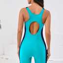 Halcurt Women's Boyleg One Piece Swimsuit Racerback Athletic Boyshort Bathing Suit