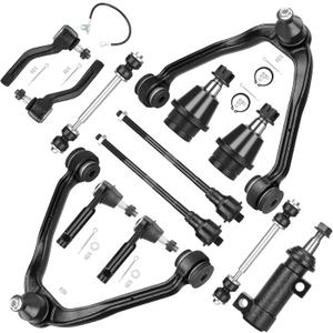Front Upper Control Arm Kit Fit for Chevy Silverado 1500 1999-2006 GMC Sierra 1500 2000-2006 Yukon Tahoe Suburban 2002-2006 Cadillac Escalade Avalanche with Lower Ball Joint K80942-13 pcs