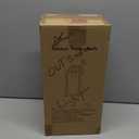 BesLowe Outdoor Wall Mount Light Fixture, Exterior Wall Lantern Waterproof, Black Outside Porch Sconce Lighting with Matte Black Finish & Glass Shade for House Garage Doorway Patio, E26 Socket (12.8" (1-Pack))