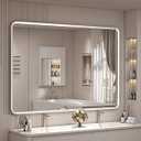 GOLOMO 44x30 Inch Silver Framed Mirror