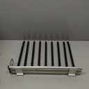 Trousers Rack 9 Arms Retractable Closet Pants Hanger Side Mounted Space Saving Trouser Hanger Rack, Right Side Installation  (Black)