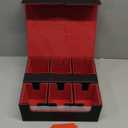 Card Deck Box for MTG with Commander Display, 7 In 1 Card Storage Box Fits 600+ Double-sleeved Cards, Removable MTG Deck Case Fit for TCG/Sports/Baseball Cards with Dice Tray