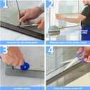 48"x102" Window Screen Mesh, Fiberglass Window Screen, Screen Door Mesh, Windows Screens and Screen Door Replacement, Patio Screen Mesh- Black