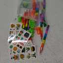 72 Pcs St Patrick's Day Coloring with Crayons Book Party Favors BulkSaint Patricks Day Goodie Bags Fillers Games Gift Craft DIY Kit Face Stickers Tattoo Stamps for Classroom Party