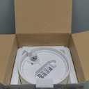 PawsPik Ceramic Serenity Pet Water Fountain – Faucet-Style Spout, Quiet Motor, 5-Layer Filter – BPA-Free Ceramic Bowl for Dogs & Cats, 9-Cup, White