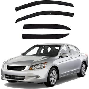 munirater Window Visor Vent Rain Guard Deflector Replacement for Honda Accord 2003-2007 4 Door Sedan