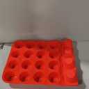Redfly Silicone Mini Muffin Pan, 24 Cup Cupcake Pans & Egg Bites Molds for Baking