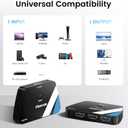 NEWCARE 8K HDMI Switch 3 in 1 Out, HDMI 2.1 Switch with Remote, HDMI Splitter 4K@120Hz Support 8K@60Hz HDCP2.3 HDR10+ VRR ALLM Dolby, HDMI Switcher Compatible with TV PS5/4 Xbox Laptops PC Projector