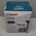 Cosori Electric Kettle, No Plastic Filter & Spout, 1.8Qt Tea Kettle & Hot Water Boiler For Coffee & Tea, Water Heater & Teapot, Automatic Shut Off, Borosilicate glass, Black, 1500W