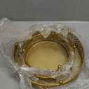 Hedume 3 Pack Cake Stand, Round Metal Cake Stands, 8" 10" 12" Dessert Display Cupcake Stands, Wedding Brithday Party Celebration Dessert Cake Display Plates-Gold