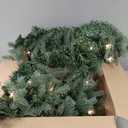 6Ft Christmas Garland, Artificial Pine Garland Holiday Decor for Outdoor or Indoor Home Garden Artificial Green Greenery, or Fireplaces Holiday Party Decorations (Green)