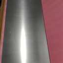 Stainless Steel Cutting Boards for Kitchen,304 Stainless Steel Chopping Boards with Lip and Non-slip silicone pad for Countertop Cutting Meats Fruits, Easy To Clean (15.7 * 27.5 * 0.06inch)