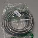 12FT Washing Machine Hose, Stainless Steel Braided Washer Hose Supply Line with 3/4" FHT Connectors for Long-Distance Residential Water Supply, Durable and Leak-Resistant