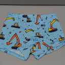 Boys Soft Cotton Boxer Briefs, Tagless Underwear for Toddlers & Kids, Breathable, Assorted Prints, 6-Pack, 8-10