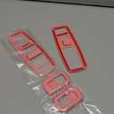 Voodonala Window Lift Switch Power Window Control Regulator Button Embellishment Trim for 2011-2025 Dodge Charger Durango, for 2010-2017 RAM, Interior Accessories ABS 4pcs (Pink)