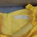 Funna Princess Costume Layered Dress Off Shoulder for Girls Dress Up with Accessories Yellow (5T)