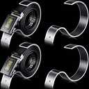 Acrylic Belt Display Stand Acrylic Belt Holder Clear Belt Organizer Belt Display Case Space Saver Case for Men and Women Belt, Store Display or Home Use (10 Pieces)