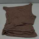 ForeFair Womens Off Shoulder Tops Sleeveless Going Out Crop Tank Tops Slim Fitted Shirts Summer Outfits Y2K Cute Tops size M
