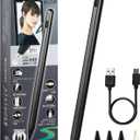 BELLEMOND Smart Stylus Pro | Stylus Pen for iPad Pro, Air, Mini, 9th & 10th Gen | Palm Rejection, Tilt Sensitivity & USB-C Rechargeable | Lightweight Digital Pencil with Replacement Tips | Black