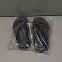 Spenco Women's Comfort Slide Sandal (5, Black/Red)