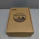 White Soap Dispenser for Kitchen Sink, Dish and Hand Soap Dispenser with Silver Stainless Steel Pump, Perfect for Kitchen Decor and Accessories. (Silver & White)