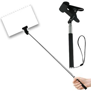 2 Sets Handheld Adjustable Sign Stands 7.9-37 inch Handholds Protest Sign Stake Pole Billboard for marches
