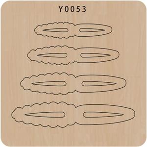 Elegant Bowknot Cutting Dies for DIY Crafts - Wood Board and Alloy Steel Blade Beautiful Bowknot Making Template (Y0053 Wood)