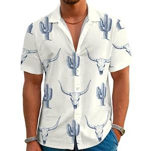 Tipsy Elves Hawaiian Shirts for Men - Casual Beach & Summer Party Shirts for Men - Stretch Fabric with Modern Fit L