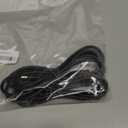 DC Power Extension Cable 5.5mmx2.1mm 18AWG DC Cable Male to Female 5V 6V 9V 12V 24V 3A for Security Cameras, DVR, Router, Printer, LED Strip (Black, 1.5m/4.9FT)