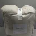 Calvin Klein - King Comforter Set, Modern Cotton Washed Percale Bedding with Matching Shams, Oeko-Tex Certified (Washed Percale Light Beige, King)