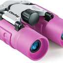 Real Binoculars for Kids Gifts for 3-12 Years Boys Girls 8x21 High-Resolution Optics Compact Toy Binocular for Bird Watching,Travel, Camping