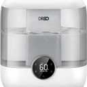 DREO 6L Top Fill Humidifiers for Bedroom, 60H Runtime 28 dB Quiet Supersized Cool Mist Air Humidifiers for Large Room, Baby Nursery, Plant, Indoor, Night Light, Easy to Clean, Precise Humidity Control (Gray)