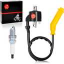 MOTO1988 Ignition Coil & Spark Plug For Honda Foreman 500 2005-2011 TRX 500 FE FM FPM FPE OEM 30500-HP0-A71