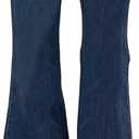 SOLY HUX Women's Low Rise Flare Leg Stretchy Denim Pants Y2k Going Out Bell Bottom Jeans (Blue, M)