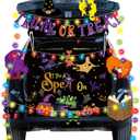 Halloween Trunk or Treat Car Stickers Decorations Kit for SUV Outdoor Halloween witch Decor for Garage Truck Outside Archway Door Patio Supplies. (witch)