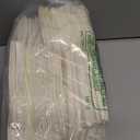 Bakepacker 60-Pack Small Size Gift Paper Bags with Handles Bulk 8.3"x6"x3.16" White Party Kraft Shopping Bags