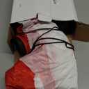 Soulchen 2 Set 5 ft Candy Cane Christmas Inflatables Decoration with Built in LEDs Lighted and Air Blower, Blow up Giant Xmas Candy Outdoor Decor for Holiday Party Yard Garden Lawn Decor