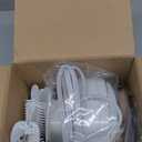 Conair Double Ceramic Hot Rollers for Long, Medium & Short Hair, 5 Ceramic Flocked 1-Inch Heated Hair Rollers with Clips, Hot Curlers for Women, Volume & Curls, Dual Voltage, Pink/White