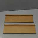 Floating Shelves for Wall Decor, Wall Mounted Wood Storage Shelf for Bedroom, Living Room, Bathroom, Kitchen, Nursery, Display Picture Ledge Shelf with Lip Set of 2-16 Inches, Oak (15.8in)