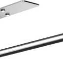 VAEHOLD Self Adhesive Paper Towel Holder Under Cabinet Mount, Wall Mounted Paper Towel Roll Holder for Kitchen, Bathroom, Cabinet, Wall - SUS304 Stainless Steel (Silver)