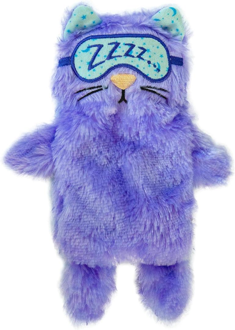 Catstages Purr Pillow Kitty Calming Cat Toy with Touch-Activated Purring and Soft Plush, Purple - Helps Reduce Stress & Provide Anxiety Relief for Cats, X-Large (One-Size)