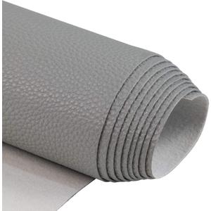 TORRAMI Soft Synthetic PU Fabric Material Faux Leather Sheets 1 Yards 54" x 36", 0.95mm Thick for Upholstery, DIY Crafts,Pebbled Pattern Nude Gray TORRAMI Soft Synthetic PU Fabric Material Faux Leather Sheets 1 Yards 54" x 36", 0.95mm Thick for Upholstery, DIY Crafts,Pebbled Pattern Nude Gray