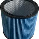 1 PACK Amigriki 1954A-B Replacement Cartridge Vacuum Fine Dust HEPA filter Compatible with BAUER 6, 7, 9, 14, and 16 Gallon Vacuum Replacement Filter-blue