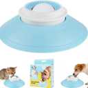 Dog Cat Licks Toys for Liquid Food, Anxieties Relief Slow Feeder Dog Lick Ball Treat Dispenser, Non-Slip Licking Bowl Enrichment Toys to Keep Them (B)