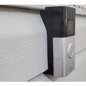 Dutch Lap 4.5 Siding Mounting Bracket Wedge Compatible with Ring Battery Doorbell (Newest Model) & Ring 2nd Gen 3D. Printed UV Resistant