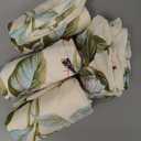 SPRINGRICO Chair Covers for Dining Room Set of 4, Stretch Dining Chair Cover, Washable Spandex Kitchen Parsons Chair Slipcovers, Green Chair Covers for Home or Party (4pack,Green Garden)