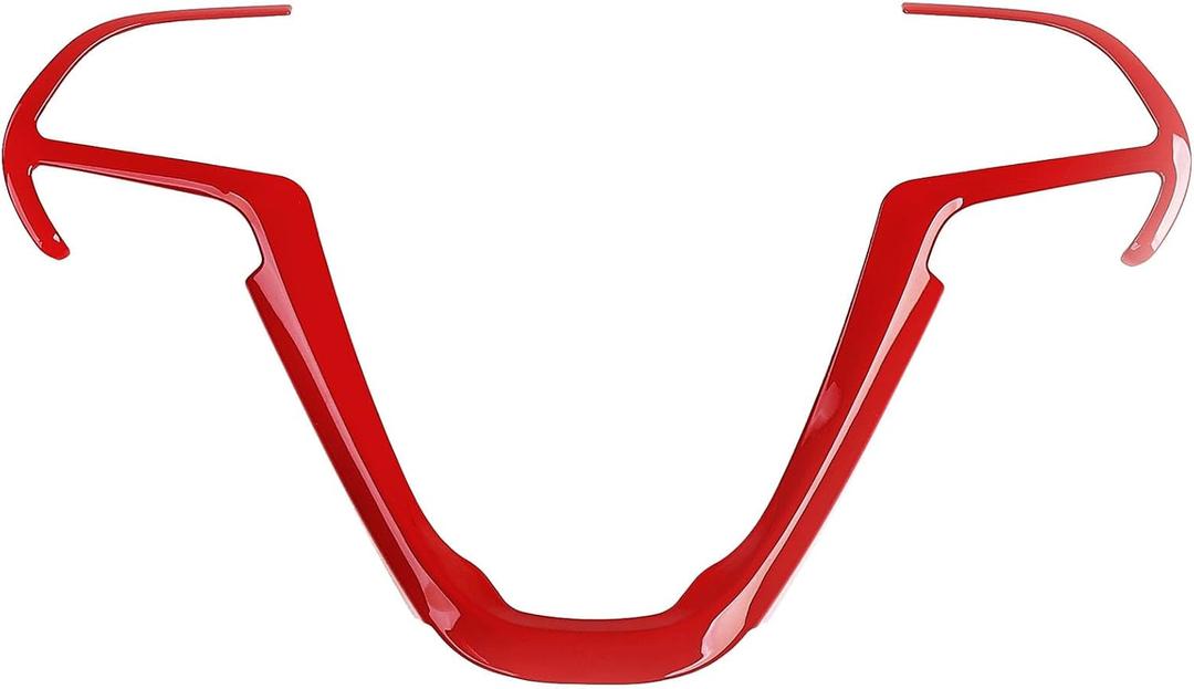 JeCar Steering Wheel Trim Cover Interior Decoration Trim Kit for 2014-2020 Jeep Grand Cherokee & Jeep Cherokee, Red