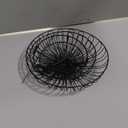 Lily's Home Wire Fruit and Vegetable Holder, 3-Tiered Fruit Basket, Kitchen Accessories - Black